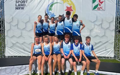 Leichtathletik-Team des Norbert-Gymnasiums verpasst das Bundesfinale in der WK III äußerst knapp